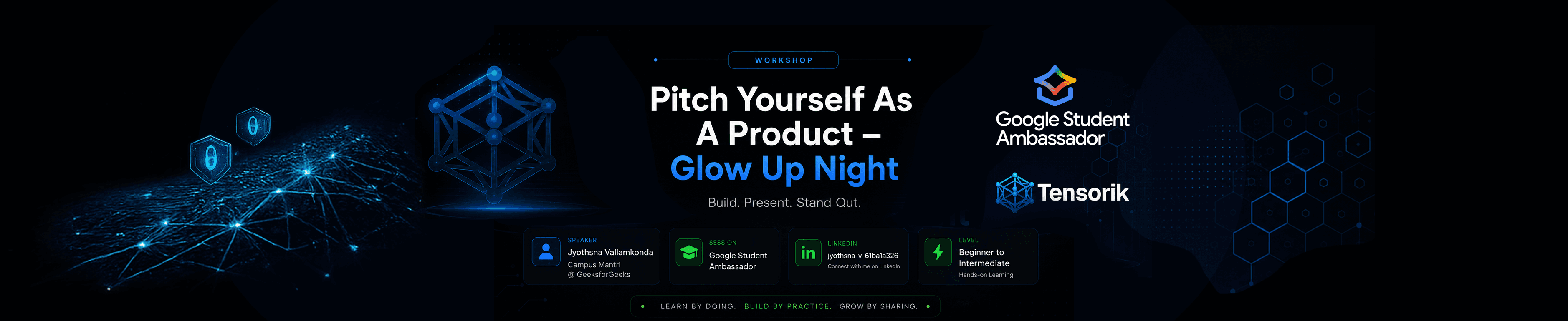 Pitch Yourself As A Product — Glow Up Night